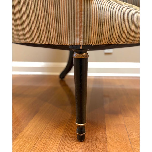 Traditional Dessin Fournir Wagonner Bergere Occasional Chair For Sale - Image 3 of 11