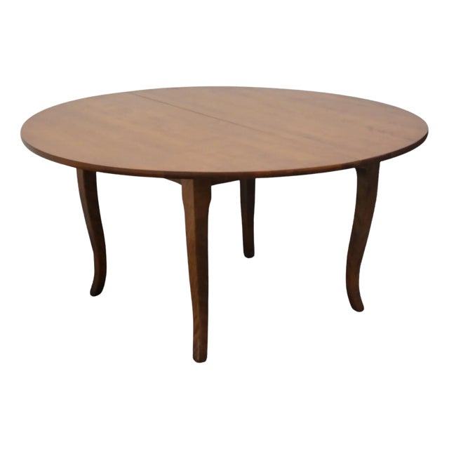 Nichols & Stone Solid Cherry Rustic Traditional Style 60" Round Dining Table For Sale