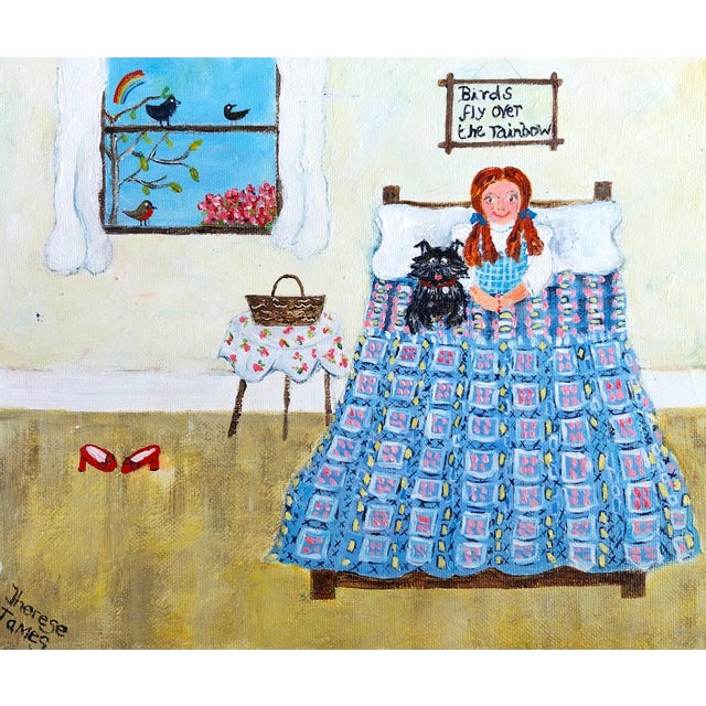 Red Shoes and Rainbows, Dorothy. By Therese James For Sale