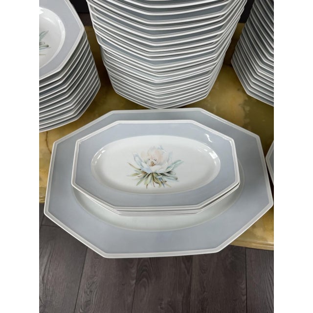 20th Century Porcelain Dinner Service from Limoges, Set of 71 For Sale - Image 10 of 11