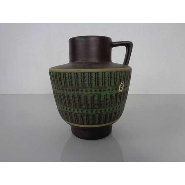 Ceramic 2023/20 R Handle Vase from Marzi & Remy, Germany, 1950s For Sale - Image 4 of 18