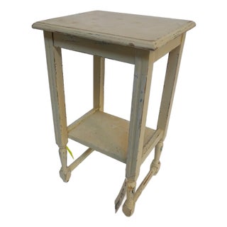 1990s Small Painted Wood Side Table For Sale