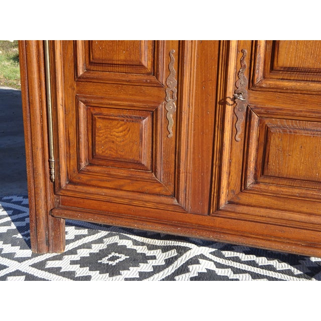Vintage High Sideboard in Oak, 1960s For Sale - Image 18 of 18
