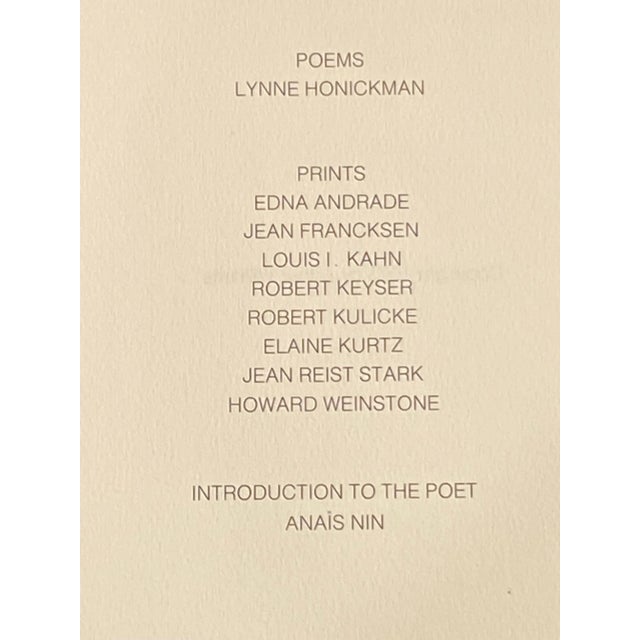 1970s Signed Lithograph 95/120 by Louis Kahn For Sale - Image 11 of 11