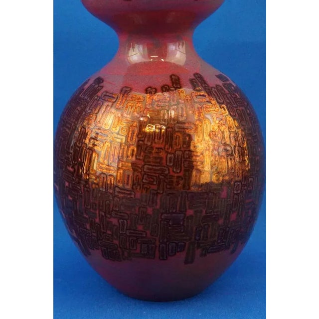 Modern Futuristic Ceramic Double-Bulb Vase by Ivo Sassi, Italy, 1950s For Sale - Image 16 of 18