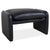 Animal Skin 3-Seater and 2-Seater Sofas and Ottoman in Dark Blue Leather from Leolux, Set of 3 For Sale - Image 7 of 18