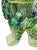 Grandmillennial 12” Mid-Century Japanese Shishi Foo Dogs in Vivid Sancai Glaze - Pair For Sale - Image 13 of 18