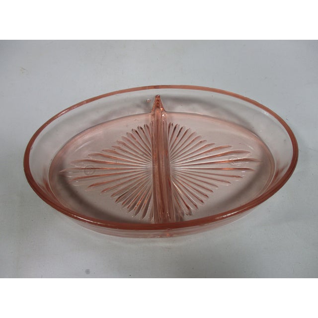Metal 1930s Art Deco Relish Serving Dish For Sale - Image 7 of 11