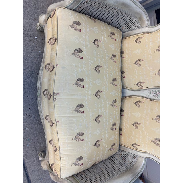 Early 21st Century Upholstered Settee Loveseat For Sale - Image 10 of 12
