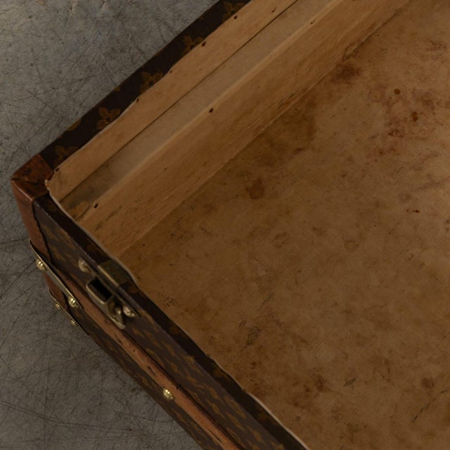 Vintage Steamer Trunk in Monogram Canvas from Louis Vuitton, France, 1930 For Sale - Image 18 of 18