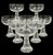 Glass Mid 20th Century Rosenthal Crystal Bacchus Champagne Coupes - Set of 8 For Sale - Image 7 of 8