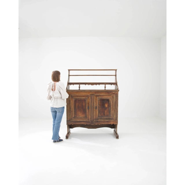 19th Century 19th Century German Wooden Cupboard For Sale - Image 5 of 10