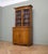 Vintage Georgian Style Glazed Oak Bookcase, 1930s For Sale - Image 4 of 11