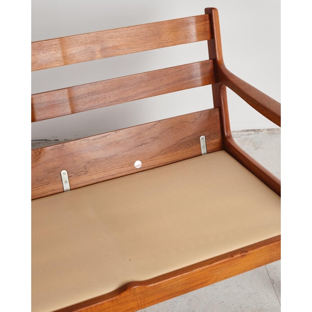Mid-Century Senator Series Two-Seat Sofa in Teak by Ole Wanscher for France & Søn, 1950s For Sale - Image 18 of 18