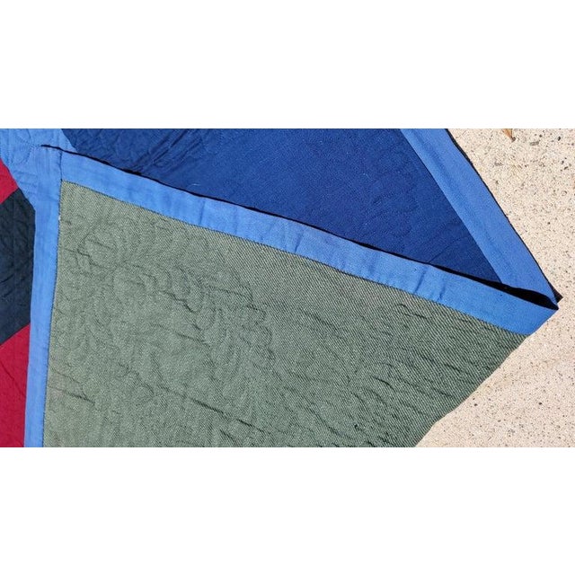 Amish Lancaster Co. , Pa. Bars Quilt For Sale In Los Angeles - Image 6 of 6