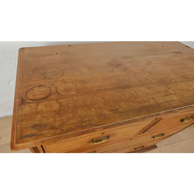 Antique Victorian Chest of Drawers in Pine, 1890 For Sale - Image 9 of 18