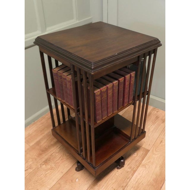 Revolving Library Bookcase, 1930 For Sale - Image 4 of 8