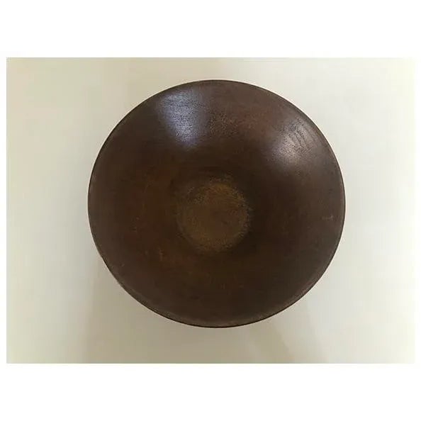 Mid-Century Modern Faux Wood Salad Serving Bowl For Sale - Image 4 of 9