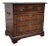 Vintage Georgian Style Chippendale Mahogany Banded Satinwood Side Chest of Drawers For Sale