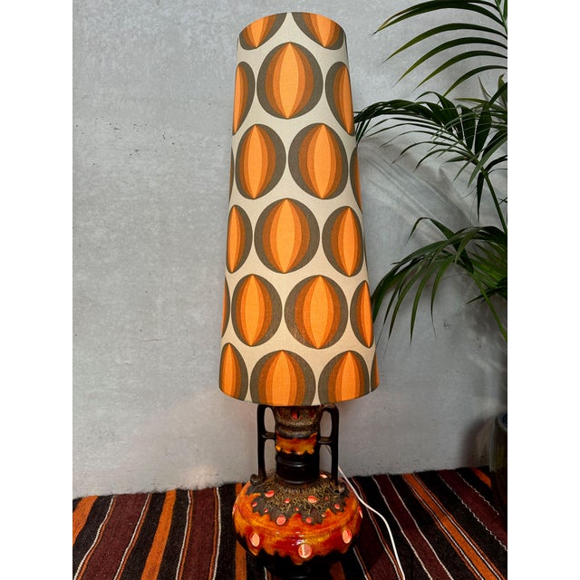 Vintage Fat Lava Floor Lamp in Ceramic, 1970s For Sale - Image 10 of 10
