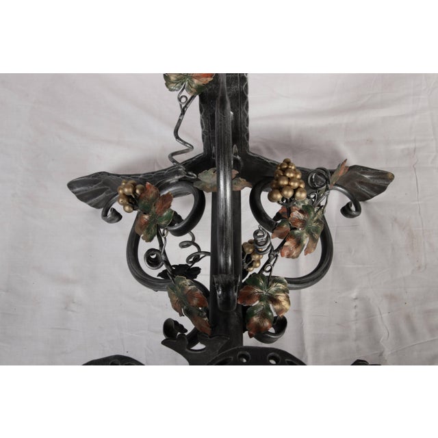 Wine Table in Wrought Iron, 1980 For Sale - Image 13 of 17
