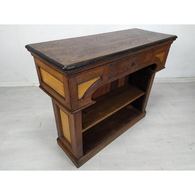 Vintage Counter in Oak For Sale - Image 15 of 18