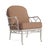Brown Jordan Calcutta Lounge Chair, Dove frame with Fusion Clay fabric For Sale - Image 12 of 12