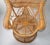 Wood Boho Chic Hand-Woven Wicker Caning Peacock Arm Chair For Sale - Image 7 of 13