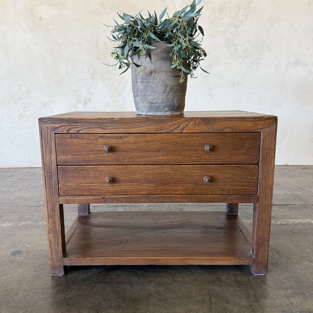 Size: 36"W x 20.25"D x 26"H Int. Drawer: 29.5"W x 26.5"D x 3.5"H Shelf: 29.5"W x 16.5"D x 3.5"H Wood Species: Reclaimed...