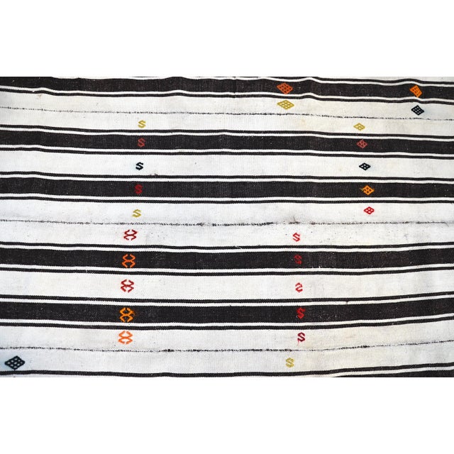 1960s Traditional Handmade Area Kilim Rug For Sale - Image 6 of 11