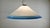 1970s Large White and Blue Murano Glass Pendant, 1970s For Sale - Image 5 of 11