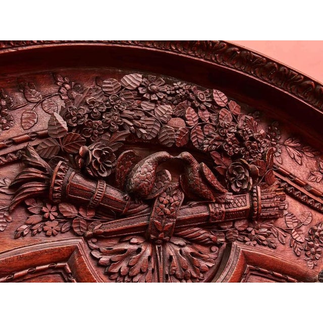 18th Century Wedding Cabinet with Musical Motifs For Sale - Image 11 of 14
