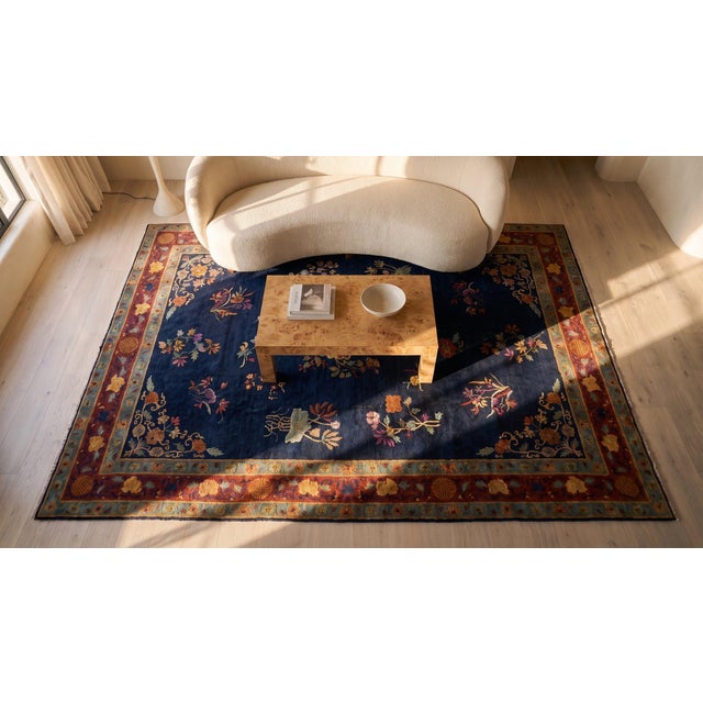 1920s Chinese Art Deco Carpet ( 8'10" x 11'7" - 269 x 353 ) For Sale - Image 15 of 15