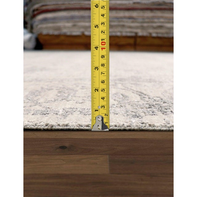 2020s Pasargad Home Transitional Silver Area Rug, 8' 0'' X 10' 1'' For Sale - Image 5 of 6