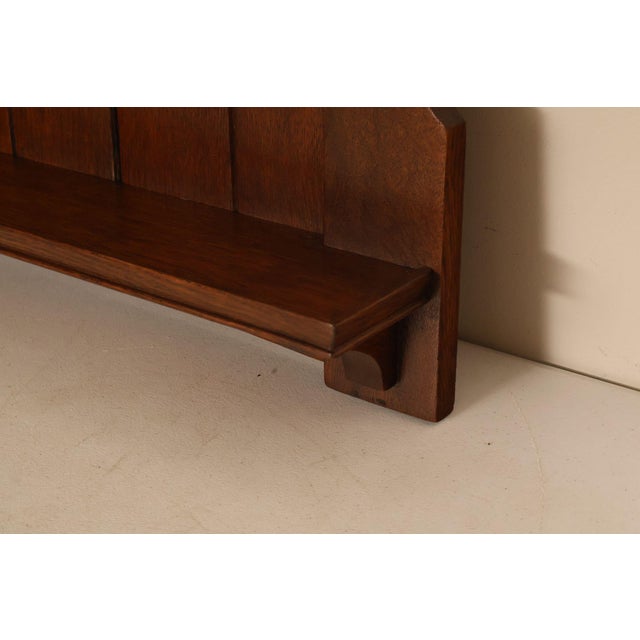 Brown Antique Gustav Stickley Mission Oak Plate Rack #903 For Sale - Image 8 of 18