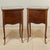 Pair of French Marble Top Marquetry Side Tables ~ Nightstands For Sale - Image 18 of 18