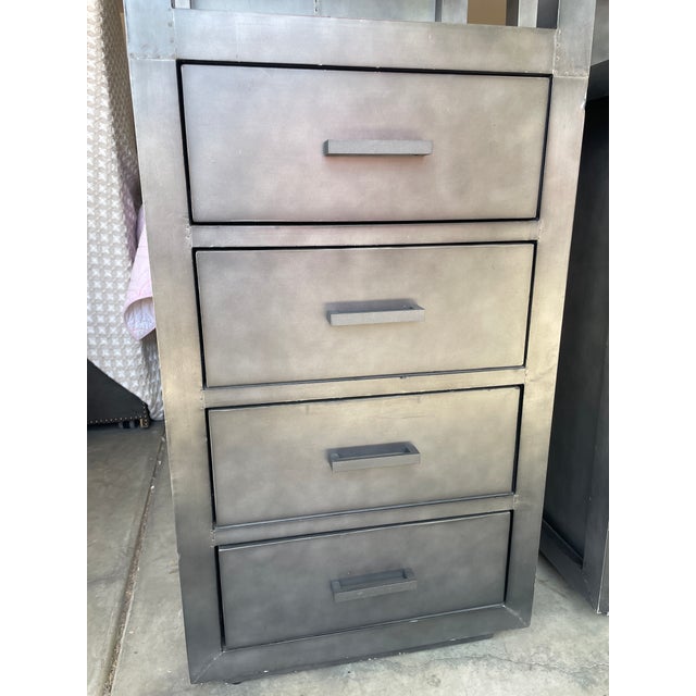 Pair of Restoration Hardware La Salle Tower Bookshelves For Sale In Palm Springs - Image 6 of 12