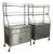 Shampaine Co. Stainless Steel Rolling Cabinets, Pair For Sale