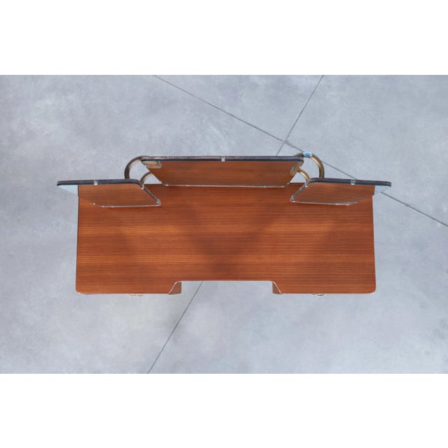 1950s Mid-Century African Mahogany Vanity or Desk by E. Gomme for G-Plan For Sale - Image 11 of 12
