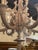 19th Century French Carved Whitewashed Chandelier For Sale - Image 4 of 6