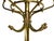 Victorian Vintage Brass Coat Tree Rack Stand For Sale - Image 3 of 11