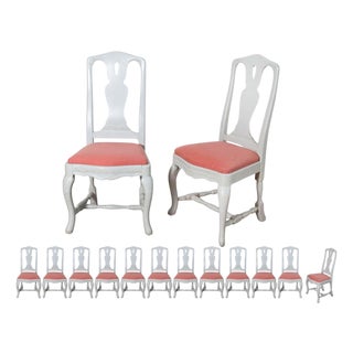 19th Century Set of 12 Side Chairs Circa 1880 For Sale