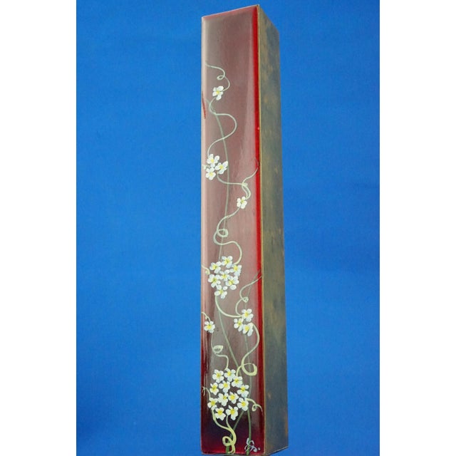 20th Century, Oriental Bronze Vase with Enamels and Floral Decorations Early 1900s - China or Japan, 1890s For Sale - Image 17 of 18