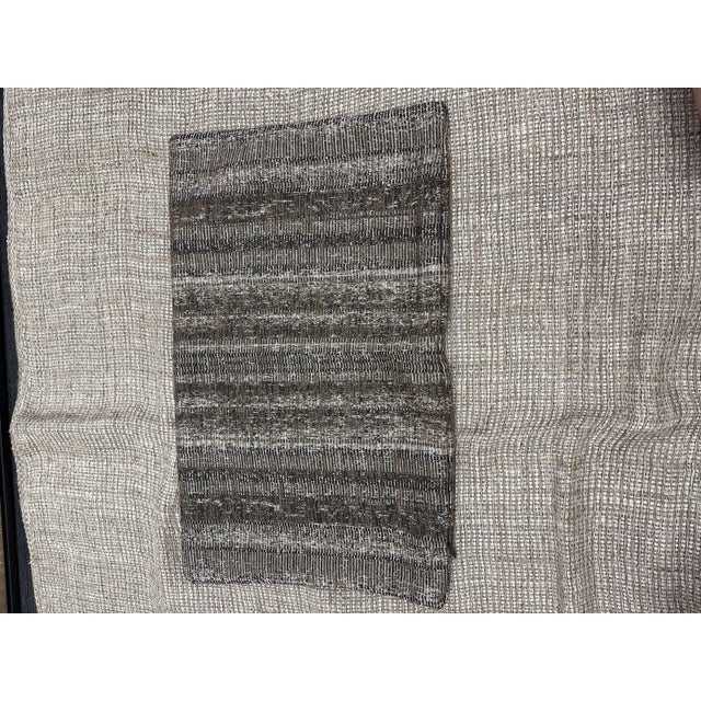 Brown Rh Restoration Hardware Ria Stripe Pillow Covers Set of 2 | 13" X 21" Lumbar | Burnt Caramel For Sale - Image 8 of 17