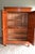 19th-century Dutch mahogany Biedermeier maid's cabinet. The height is 195 cm. The width is 139 cm. The depth is 48 cm....