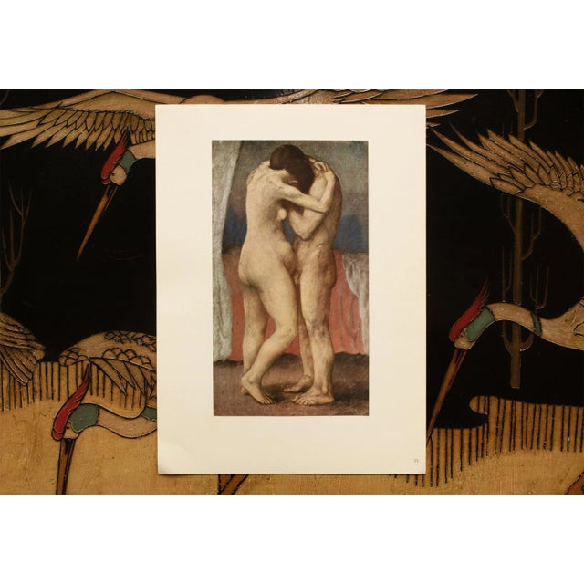 1948 After Pablo Picasso "The Embrace", First Edition Period Parisian Offset Lithograph For Sale In Dallas - Image 6 of 10