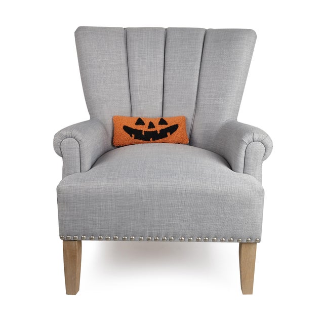 100% wool hooked throw pillow / accent pillow. Cotton/Velvet Blend backing. Includes 100% polyester insert with zipper...