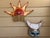 Handmade Gilded Venetian-Style Papier-Mache Celestial Masks, Representing the Sun (Sole) and the Moon (Luna) For Sale - Image 14 of 14