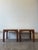 Brown Saltman 1960s Pair of Mahogany and Travertine Tables Attributed to John Keal for Brown Saltman For Sale - Image 4 of 12