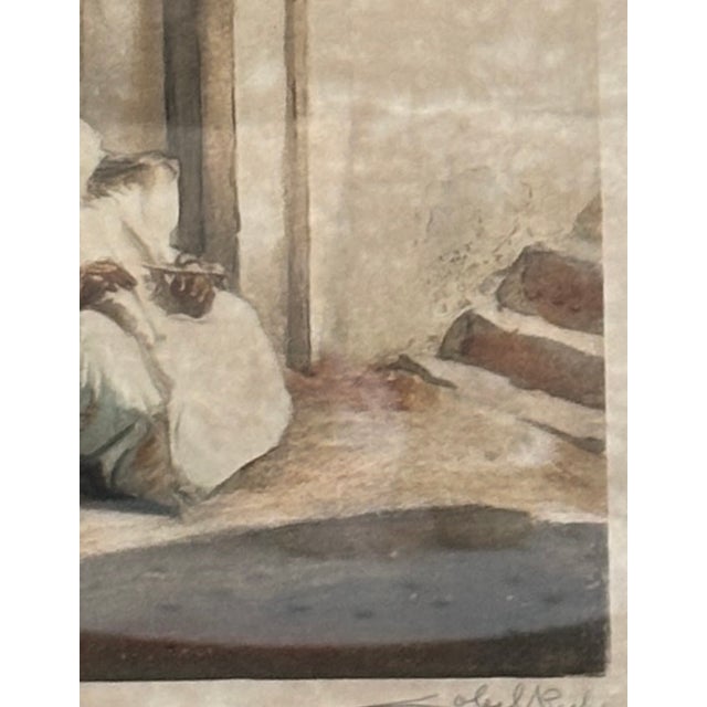 Beige 1910s Orientalist Alméric Joseph Lobel-Riche (1877-1950) Aquatint With Remarque For Sale - Image 8 of 15